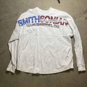 Smithsonian Shirt Womens Spirit Jersey Washington DC Oversized White XXL